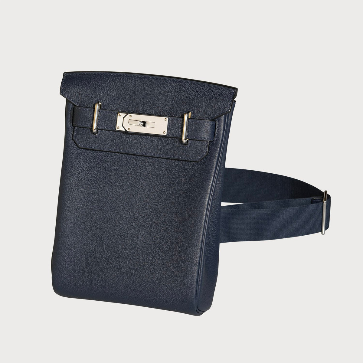 Hermès Hac A Dos Pm Blue Abysse With Palladium Hardware In Togo Leather