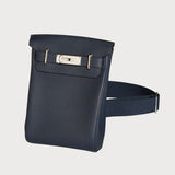Hac A Dos Pm Blue Abysse With Palladium Hardware In Togo Leather