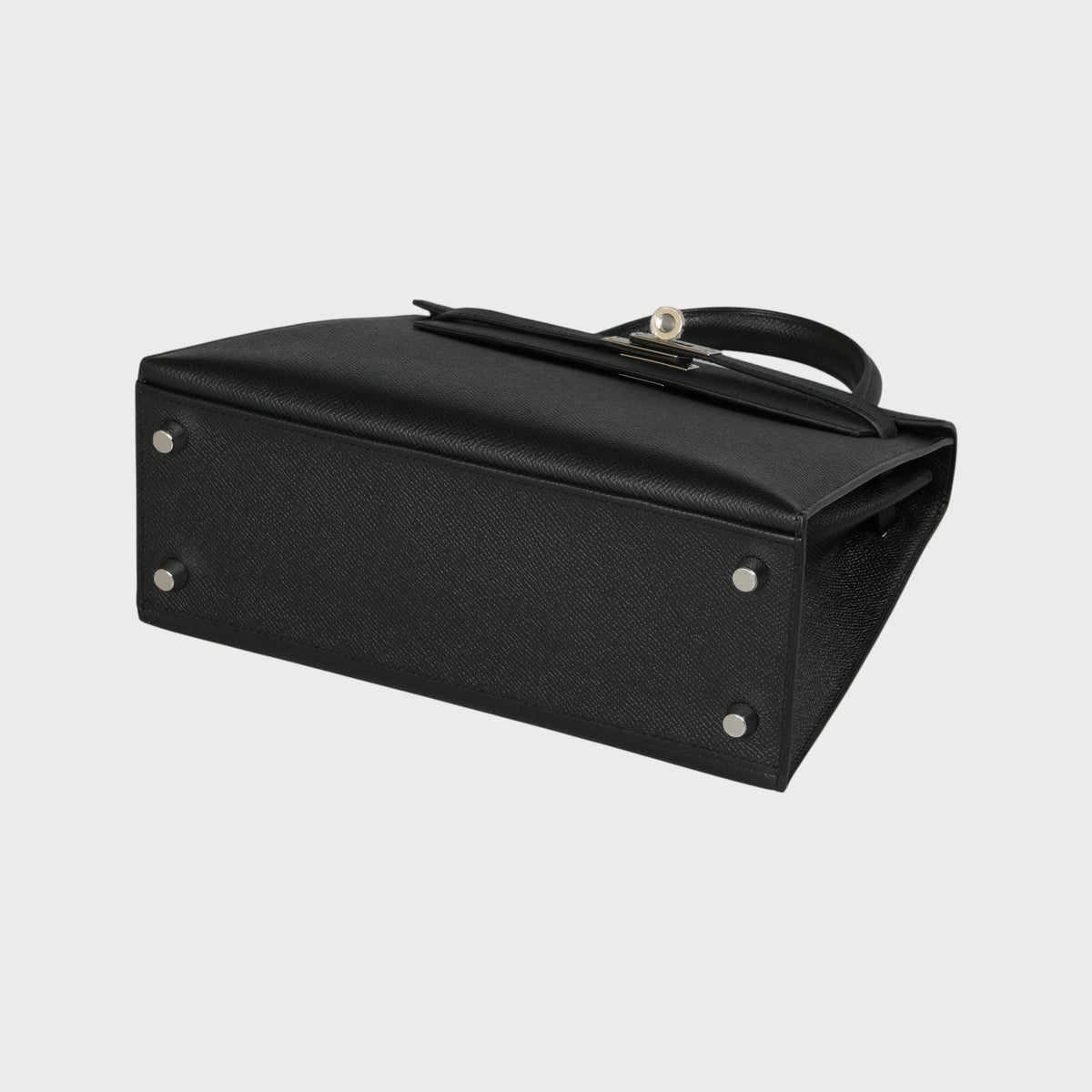 Hermès Kelly 25 Black Phw Epsom - view 6