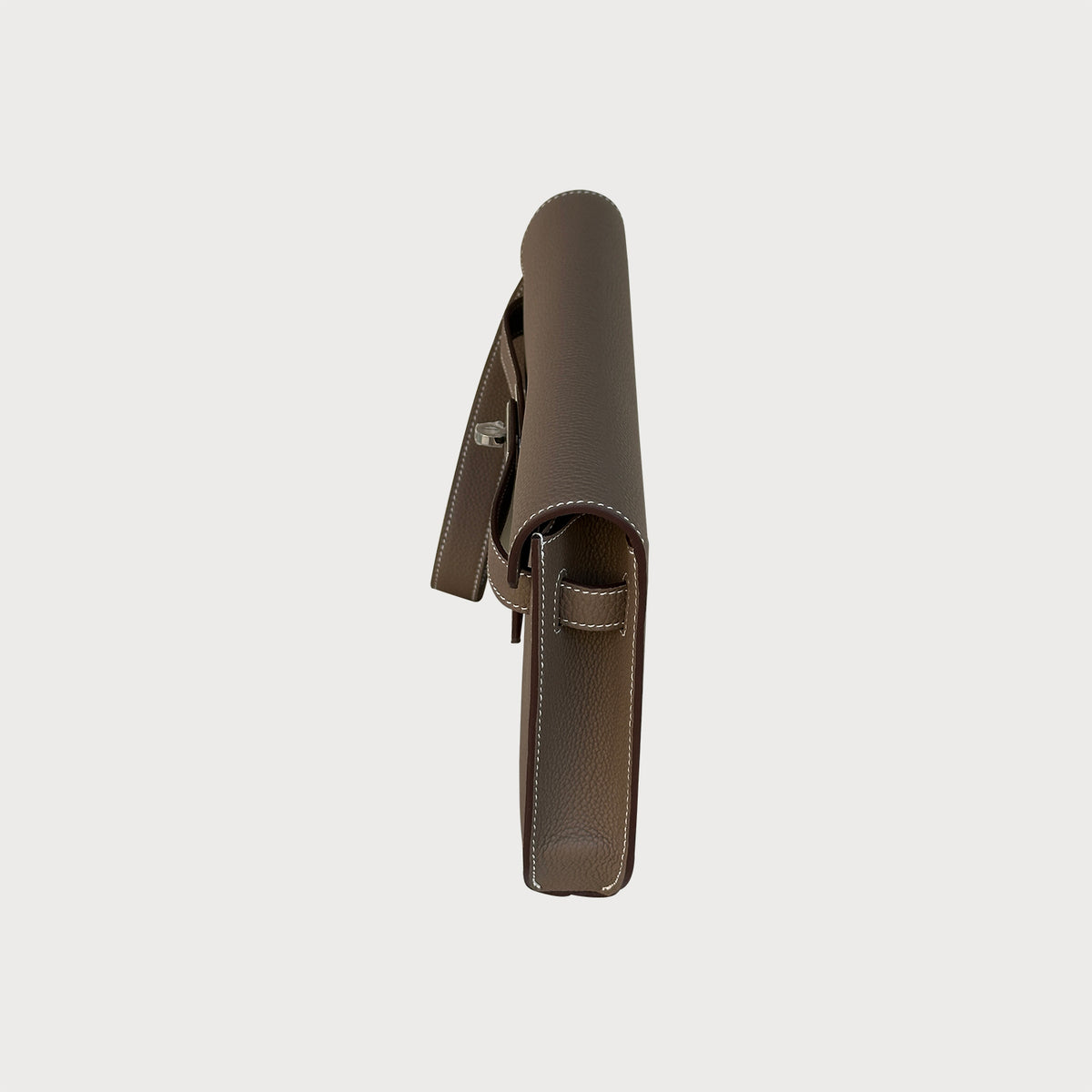 Hermès Kelly Depeche 25 Etoupe Togo Leather With Palladium Hardware - view 2