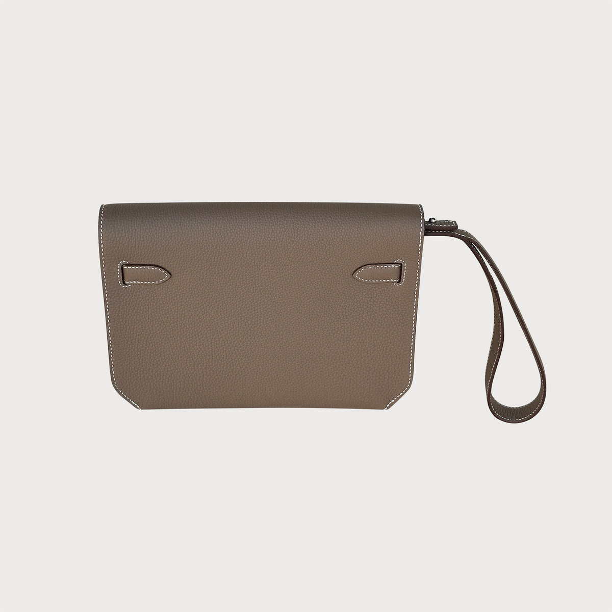 Hermès Kelly Depeche 25 Etoupe Togo Leather With Palladium Hardware - view 10