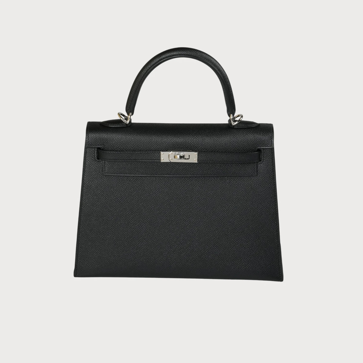 Hermès Kelly 25 Black Phw Epsom - view 2