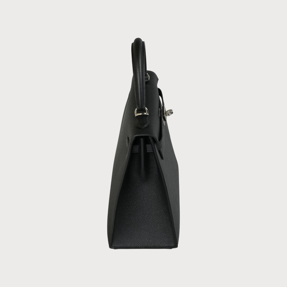 Hermès Kelly 25 Black Phw Epsom - view 3