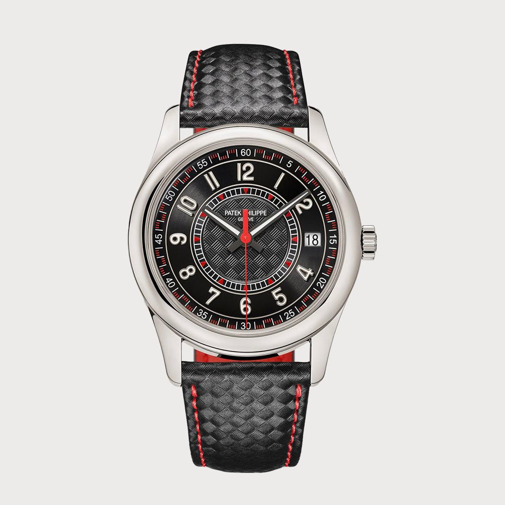 Patek Philippe Calatrava Date Sweep Seconds Carbon Red