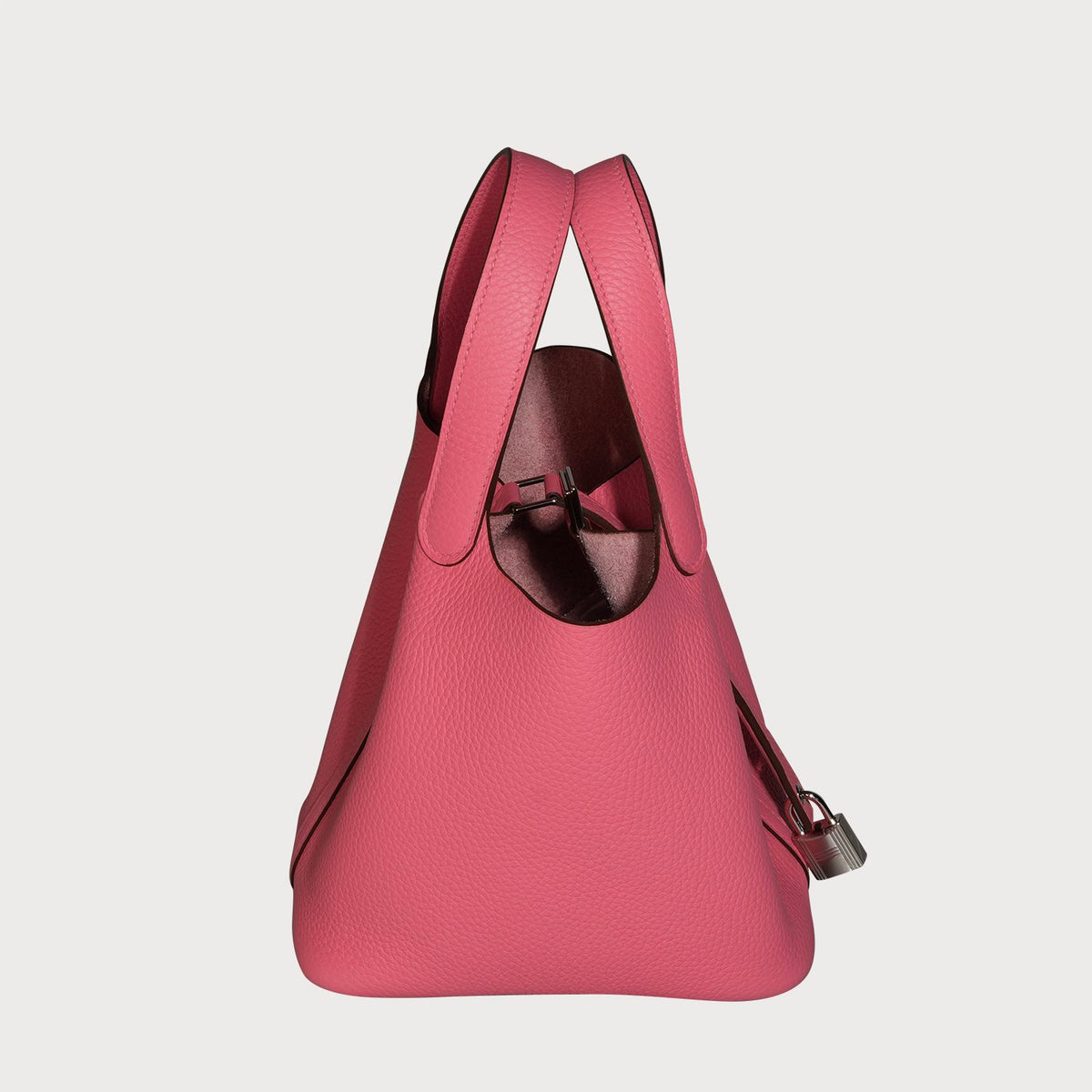Hermès Picotin Lock 18 Rose Azalée With Palladium Hardware In Taurillon Clemmence - view 3