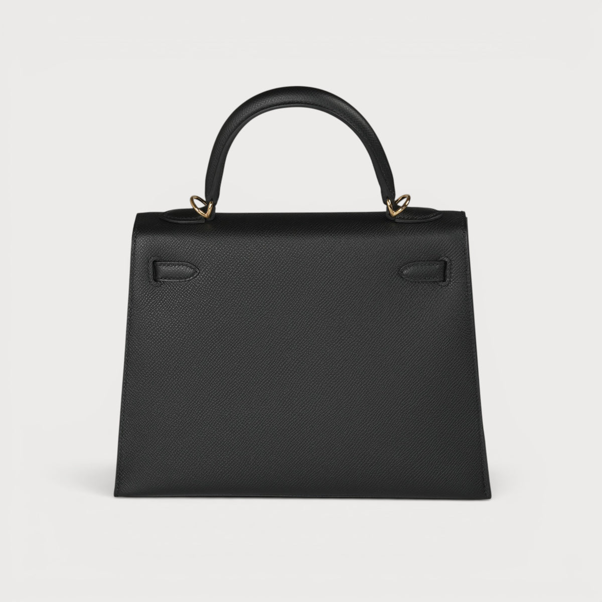 Hermes Kelly 25 Black GHW Epsom Sellier