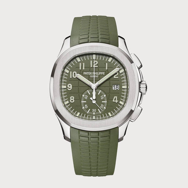 Patek Philippe Aquanaut Chronograph Green In White Gold