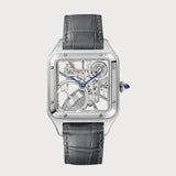 Santos Dumont Micro-Rotor Skeleton In Stainless Steel