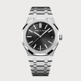 Royal Oak 41 With Black Dial In Steel