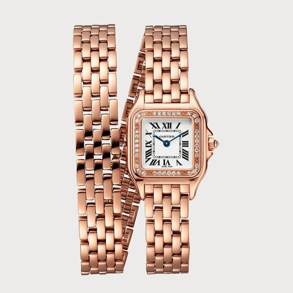 Cartier Panthere Small, Diamond Set In Rose Gold