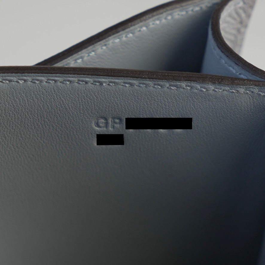 Hermes Constance 18 Mini Gris Pantin PHW