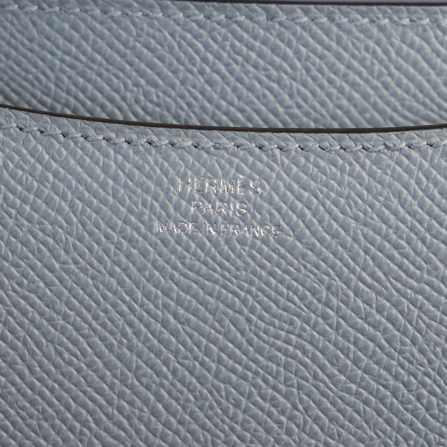 Hermes Constance 18 Mini Gris Pantin PHW