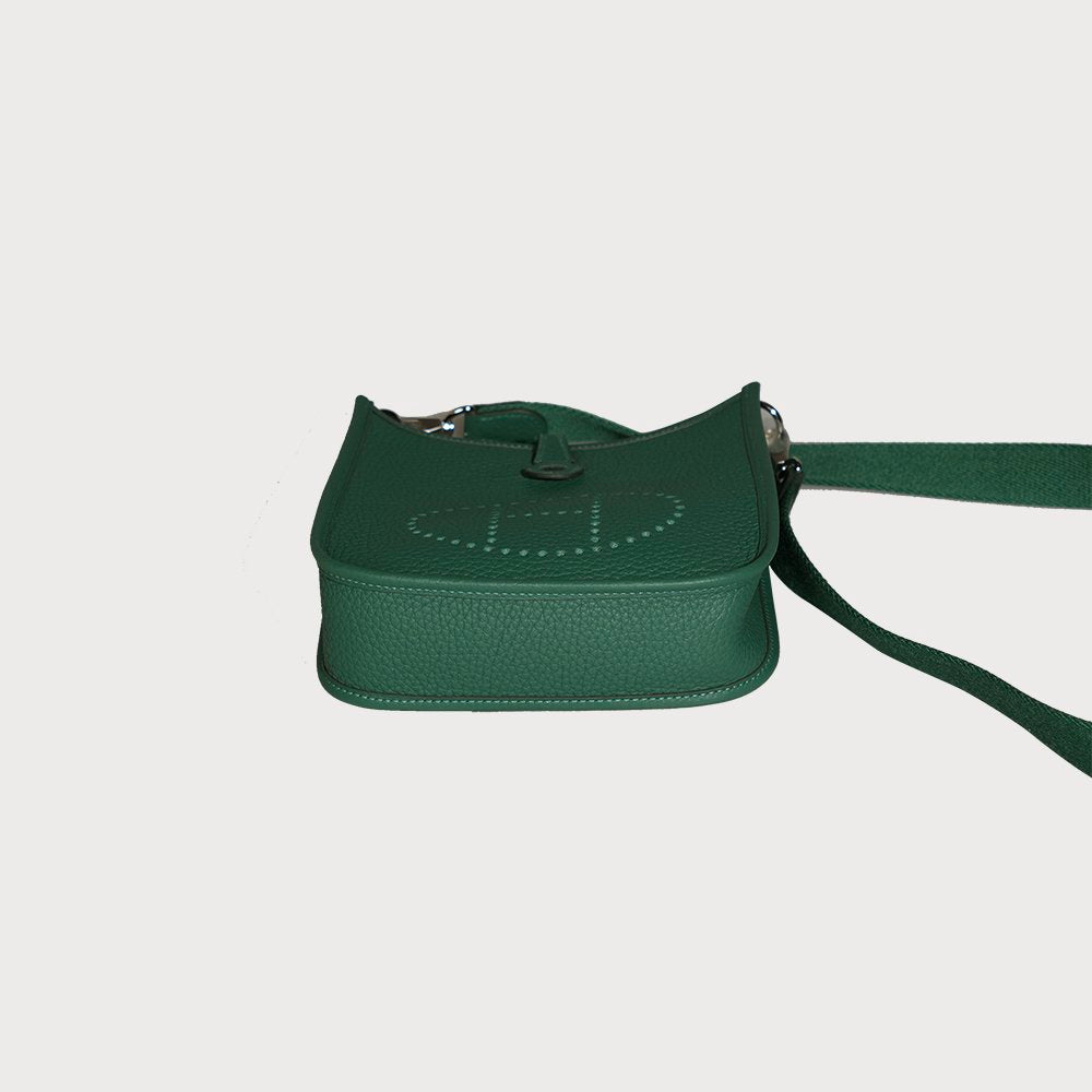 Hermès Evelyne 16 Green With Palladium Hardware In Taurillon Clemmence Leather - view 12