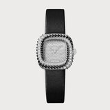Coussin Small Diamonds & Spinels In White Gold