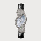 Panthère Crash Diamond Set With Blue Mother-Of-Pearl Dial