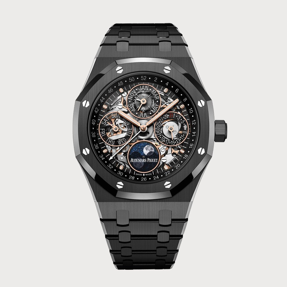 Audemars Piguet Royal Oak 41 Perpetual Calendar Black Ceramic Skeleton