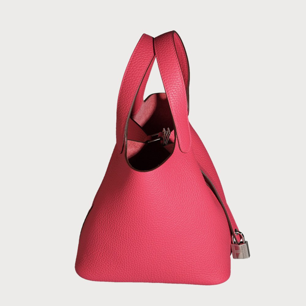 Hermès Picotin Lock 18 Rose Extrême With Palladium Hardware - view 4