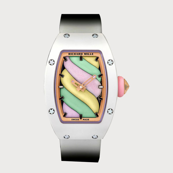 Richard Mille Rm07-03 Marshmallow Bonbon In White Atz Ceramic