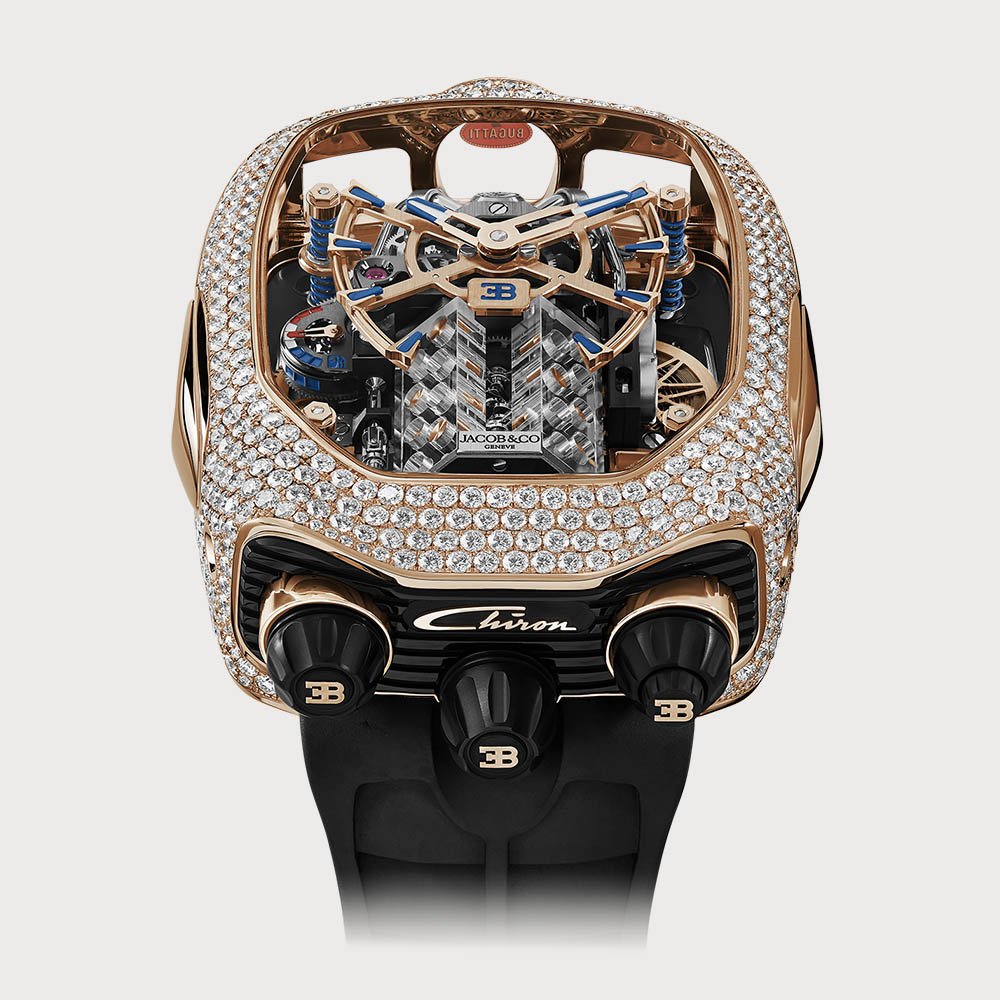 Jacob & Co Bugatti Chiron Tourbillon Pave