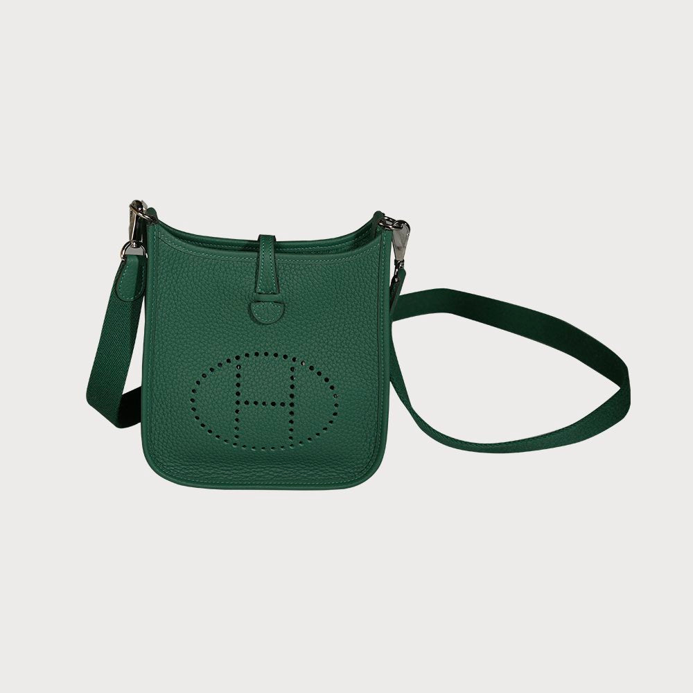 Hermès Evelyne 16 Green With Palladium Hardware In Taurillon Clemmence Leather - view 5