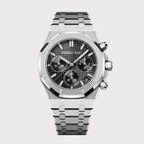 Royal Oak 41 Chronograph In Stainless Steel With A Black Dial