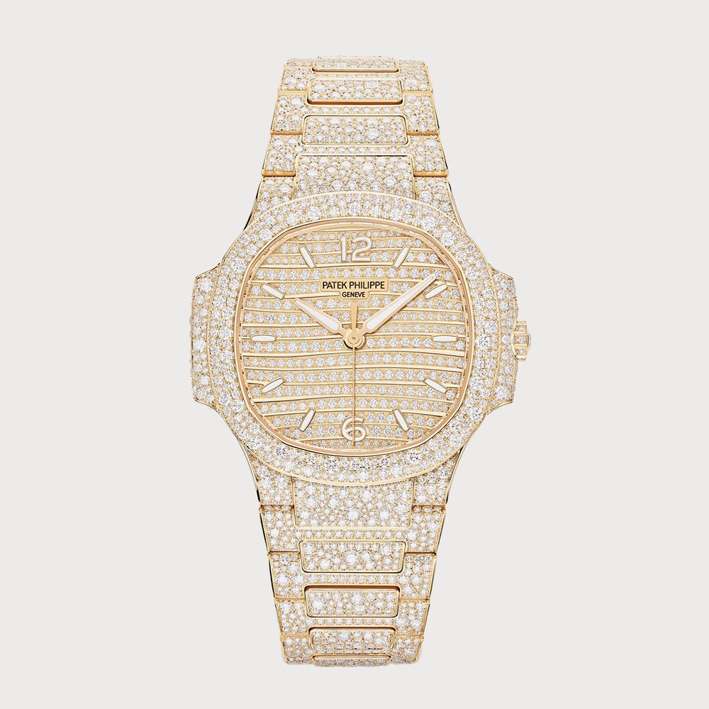 Patek Philippe Ladies Nautilus Diamond Set In Rose Gold
