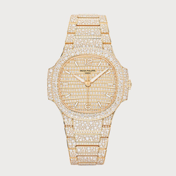 Patek Philippe Ladies Nautilus Diamond Set In Rose Gold