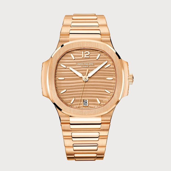 Patek Philippe Ladies Nautilus In Rose Gold With A Rose Dial