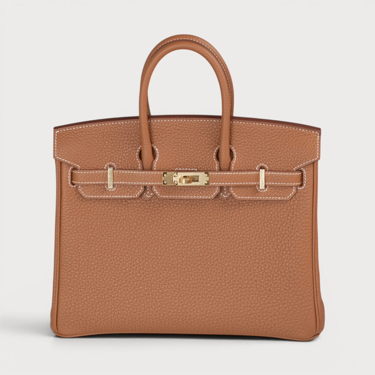 Hermes Birkin 25 Gold Ghw Togo Retourne