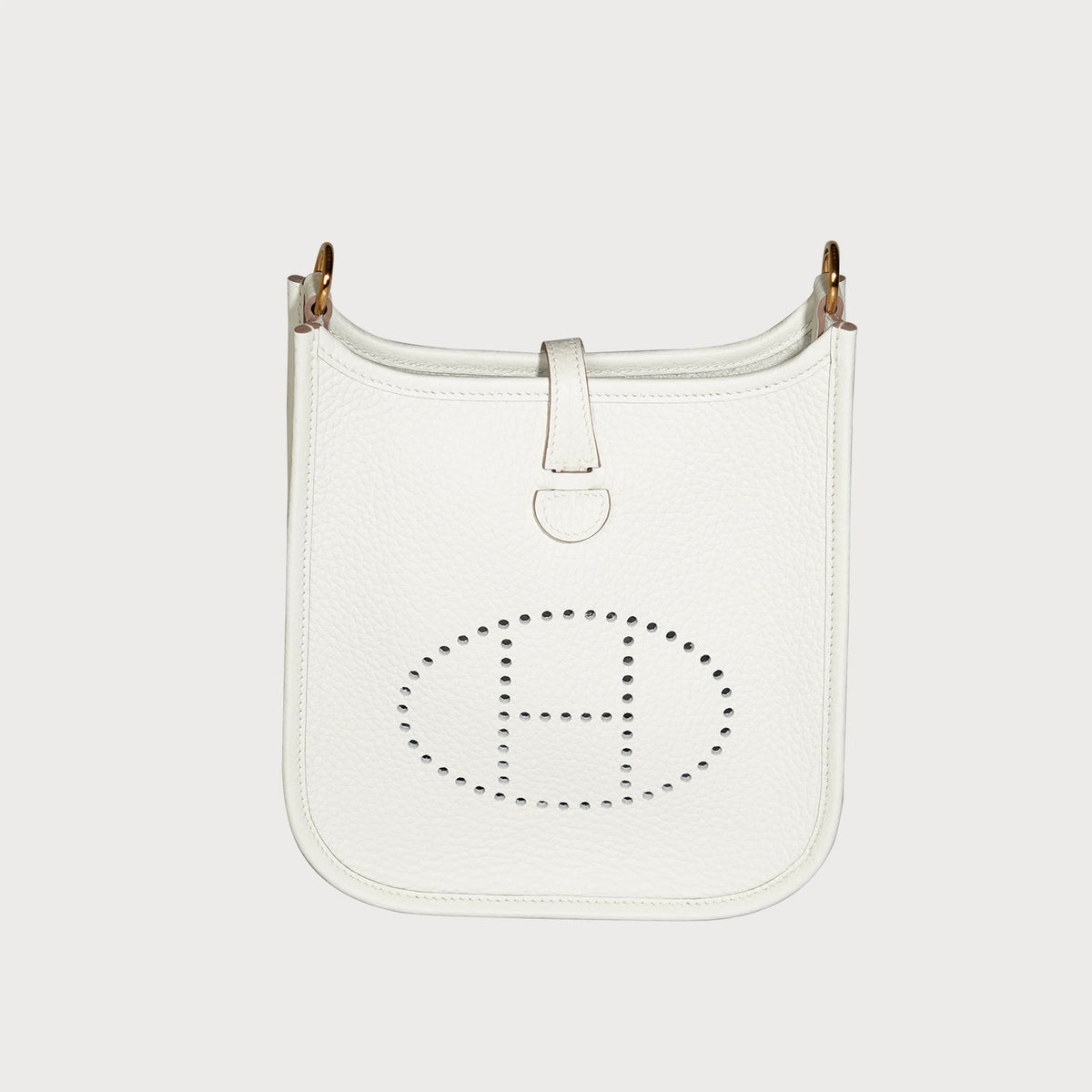 Hermès Evelyne 16 Blanc With Gold Hardware In Clemmence Leather - view 2