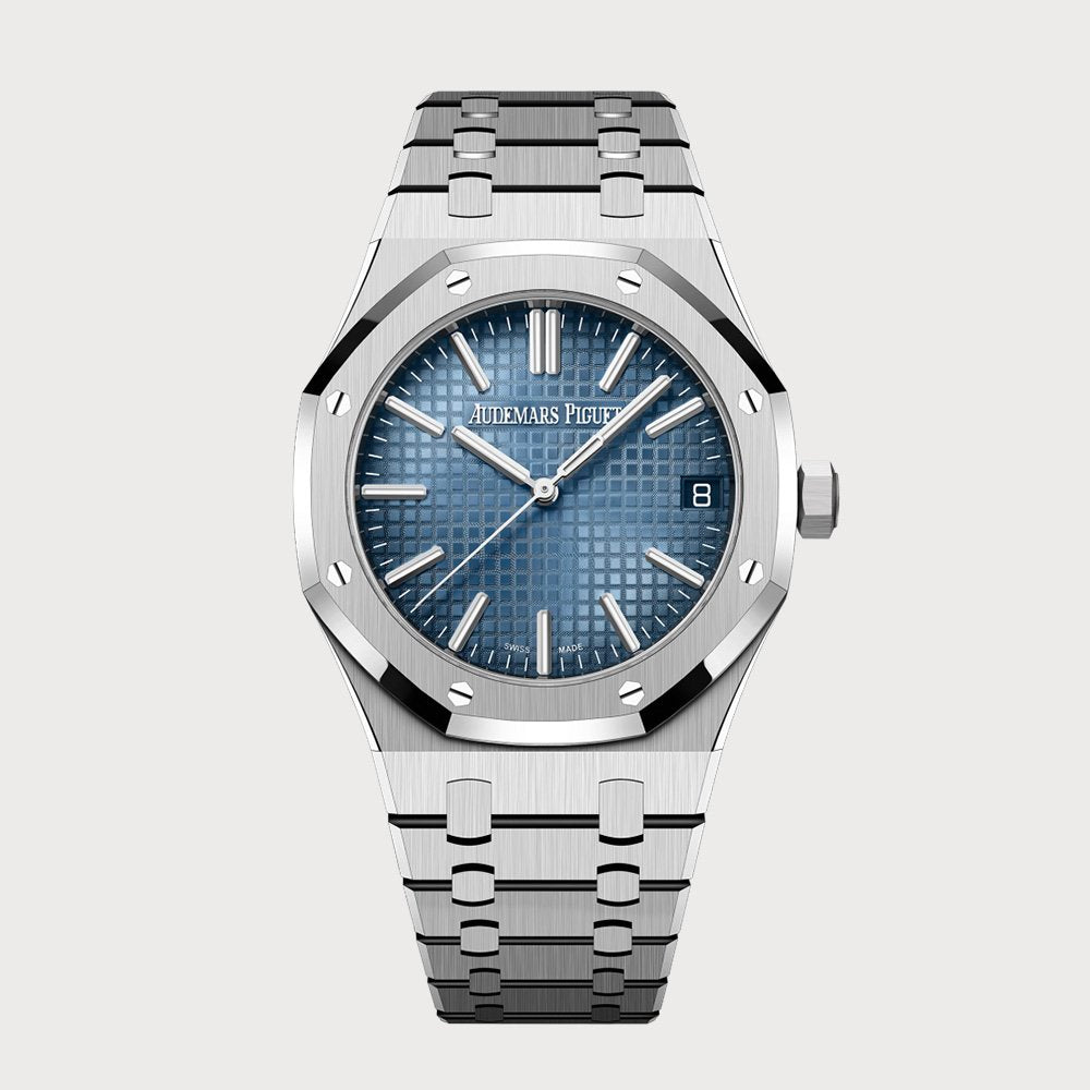 Audemars Piguet Royal Oak 41 With Blue Dial In White Gold