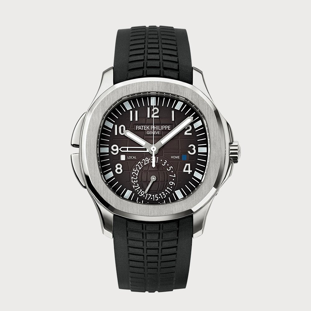 Patek Philippe Aquanaut Travel Time In Stainless Steel