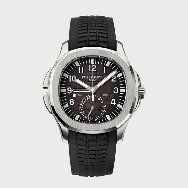 Patek Philippe Aquanaut Travel Time In Stainless Steel
