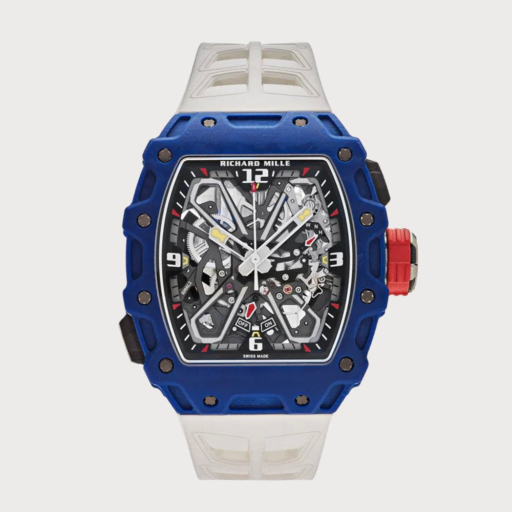Richard Mille Rm35-03 Rafael Nadal In Blue & White Quartz Tpt