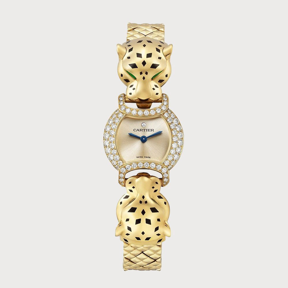 Cartier La Panthère 22,2 Mm In Full Yellow Gold With Diamond Set Case