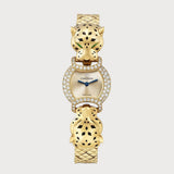 La Panthère 22,2 Mm In Full Yellow Gold With Diamond Set Case