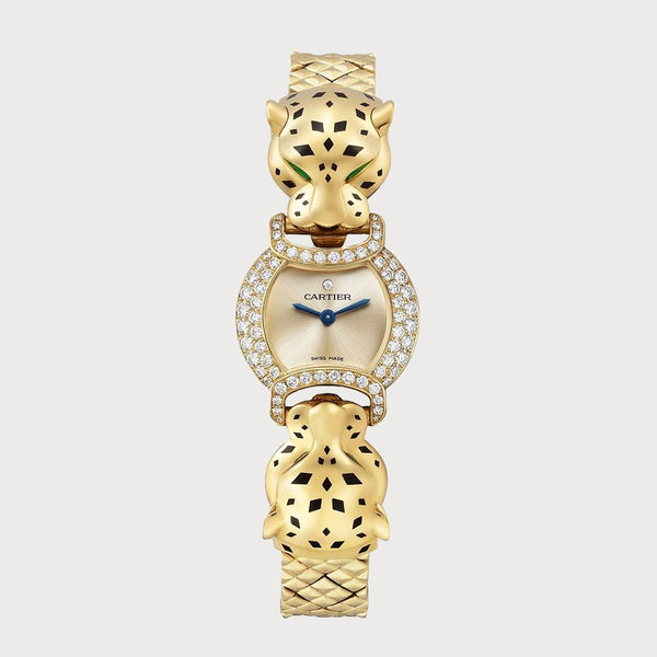 Cartier La Panthère 22,2 Mm In Full Yellow Gold With Diamond Set Case