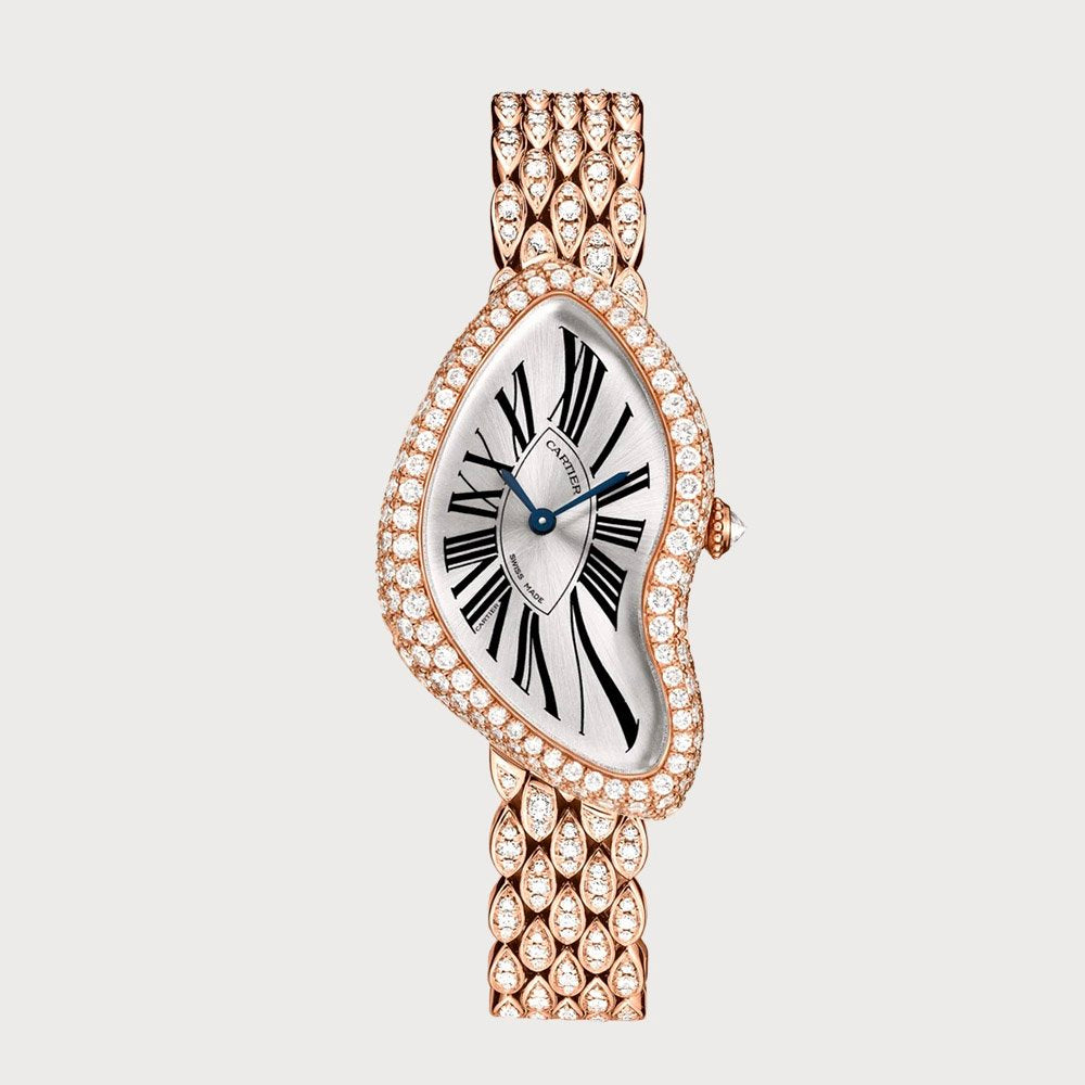 Cartier Crash Rose Gold Diamond Set