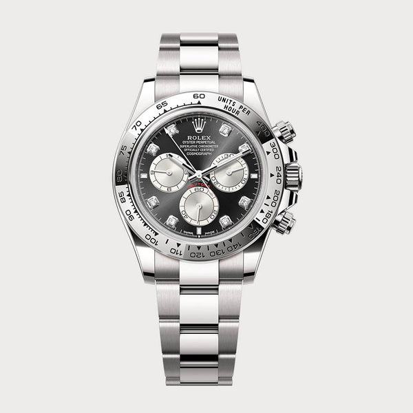 Rolex Daytona In White Gold With Rhodium Diamond Dial