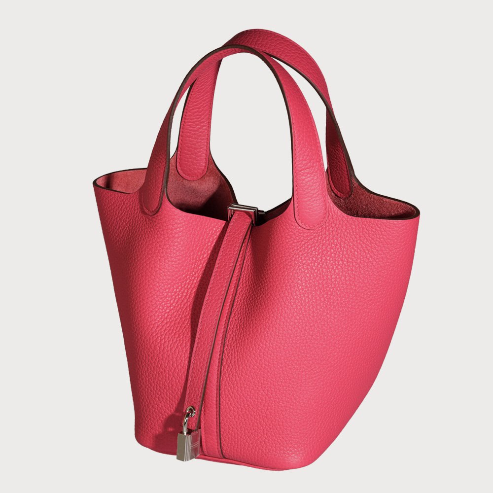 Hermès Picotin Lock 18 Rose Extrême With Palladium Hardware