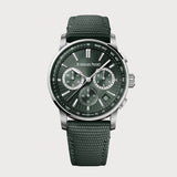 Code 11.59 Chronograph In Steel With Green Dial