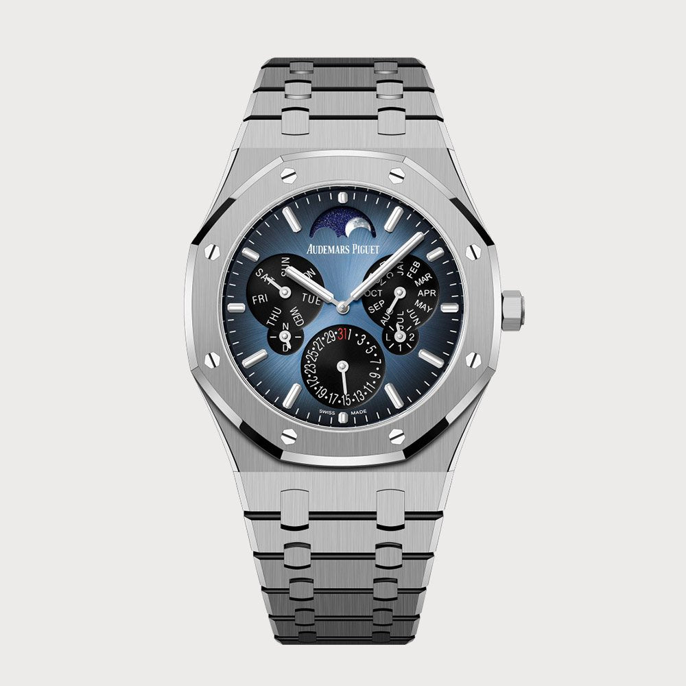 Audemars Piguet Royal Oak 41 Ultra-Thin Perpetual Calendar With Blue Dial