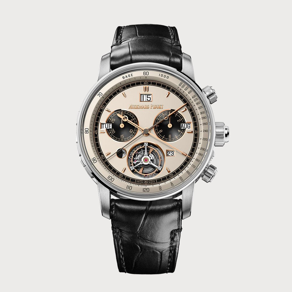 Audemars Piguet Code 11.59 Ultra-Complication Universelle In White Gold With A Beige Dial