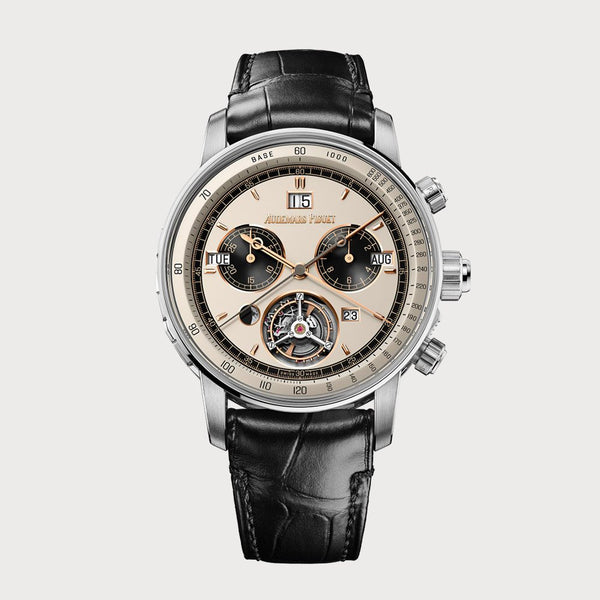 Audemars Piguet Code 11.59 Ultra-Complication Universelle In White Gold With A Beige Dial