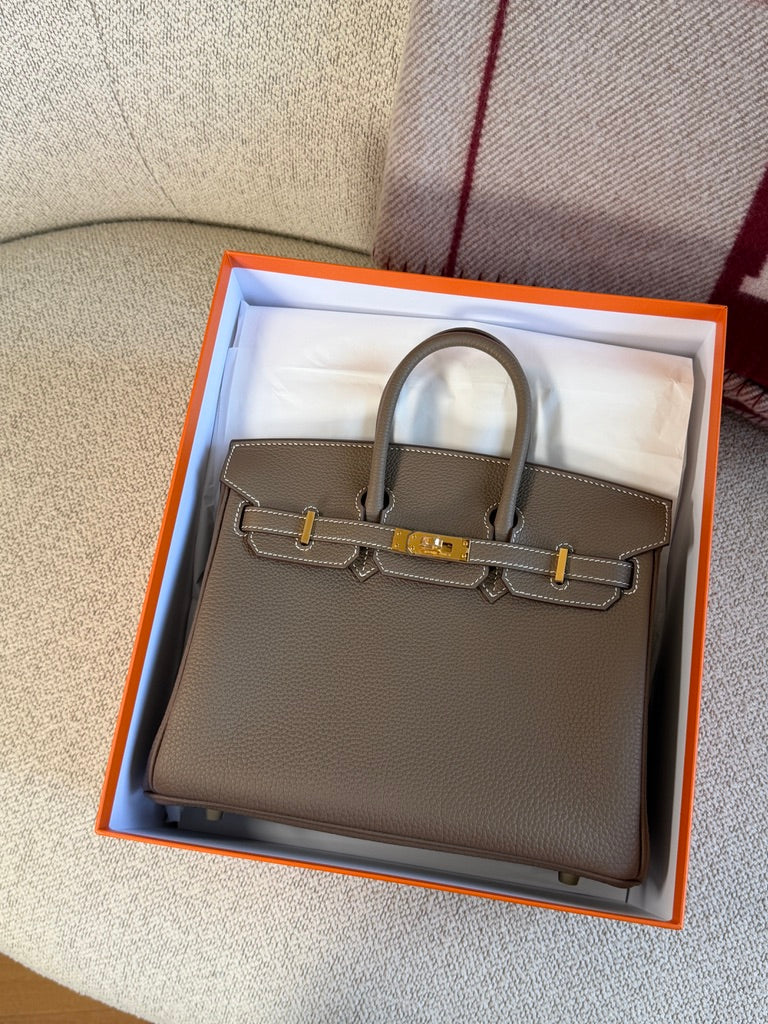 Birkin 25 Etoupe Ghw Togo