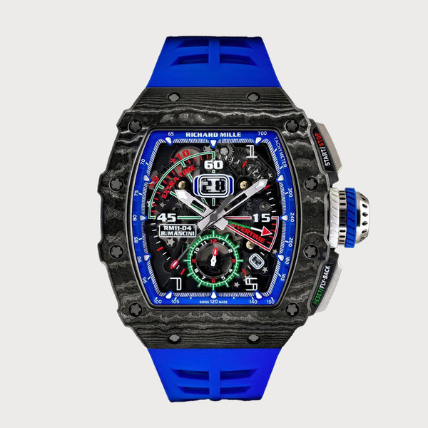 Richard Mille Rm11-04 Roberto Mancini Flyback Chronograph In Carbon Tpt