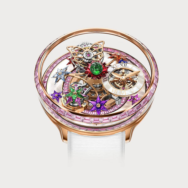 Jacob & Co Astronomia Fleurs De Jardin With Pink Sapphires