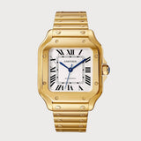 Santos Medium In Yellow Gold