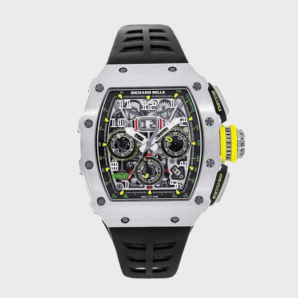 Richard Mille Rm11-03 Flyback Chronograph In Titanium