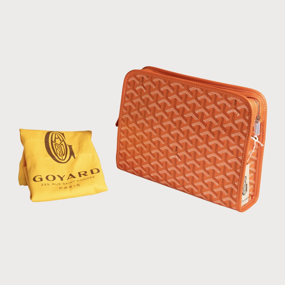 Goyard Jouve Mm Orange With Dustbag & Tag - view 5